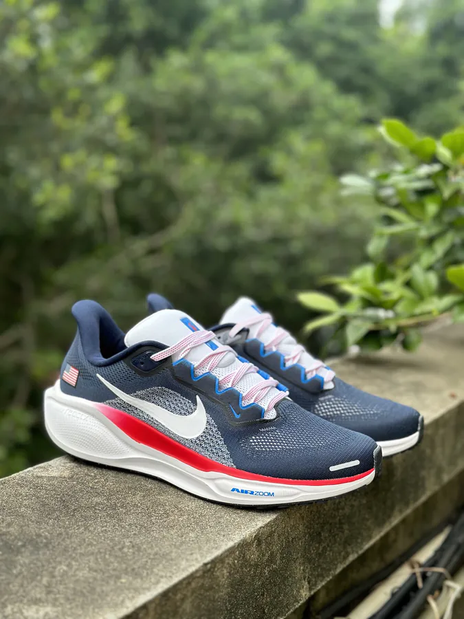 Nike Air Zoom Pegasus 41 White Blue Running Shoes