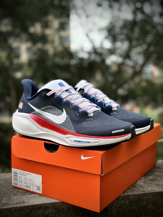 Nike Air Zoom Pegasus 41 White Blue Running Shoes