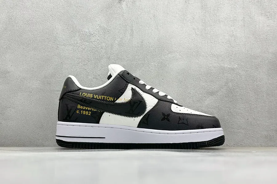 LV x Air Force 1 Low Low Top Sneaker with Exclusive Print