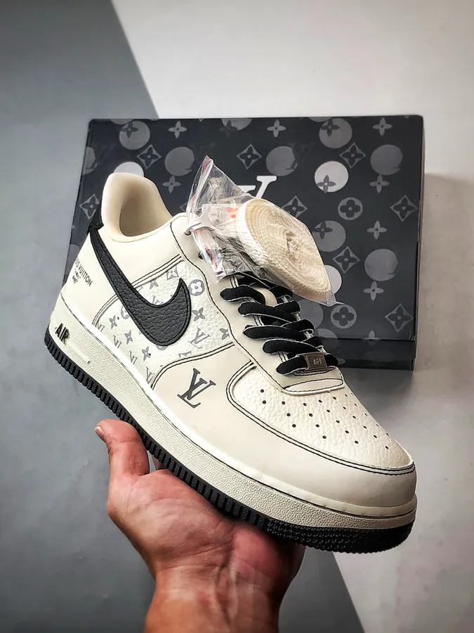 LV x Air Force 1 Low Print Sneaker
