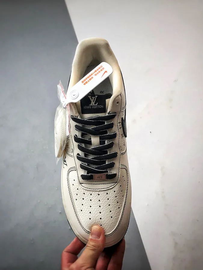 LV x Air Force 1 Low Print Sneaker