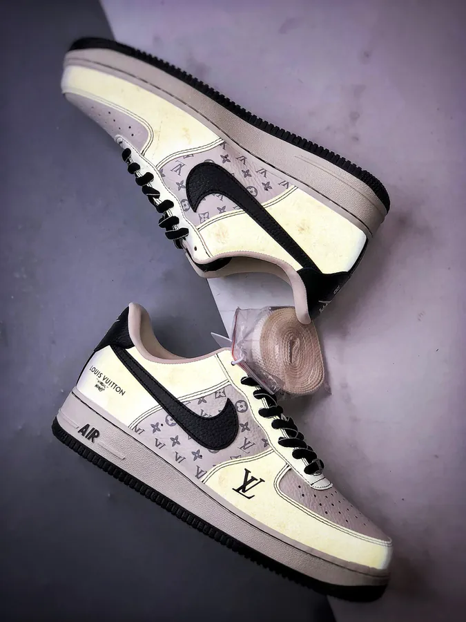 LV x Air Force 1 Low Print Sneaker