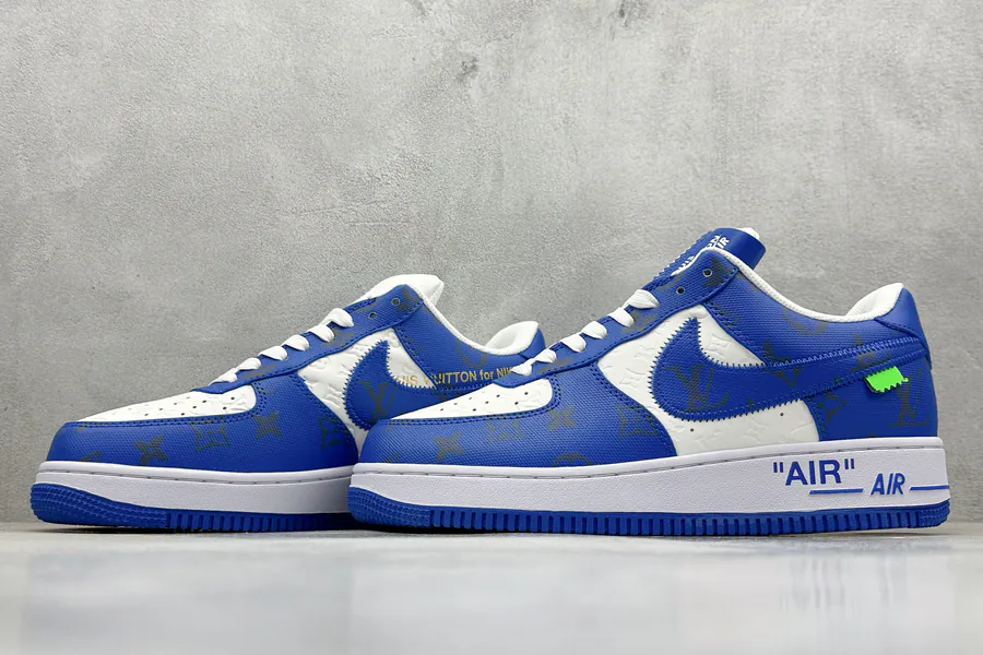 LV x Air Force 1 Low Low Top Sneaker with Exclusive Print