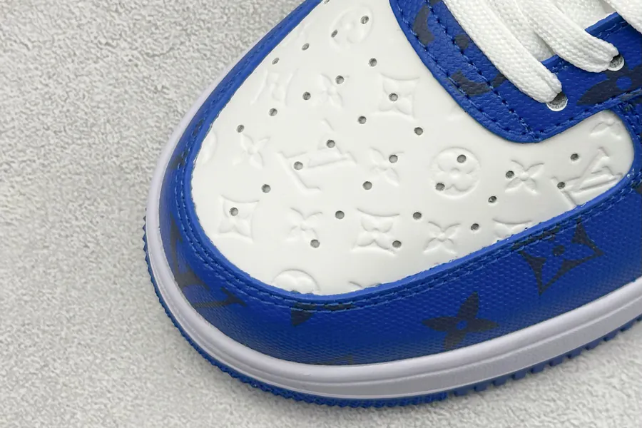 LV x Air Force 1 Low Low Top Sneaker with Exclusive Print