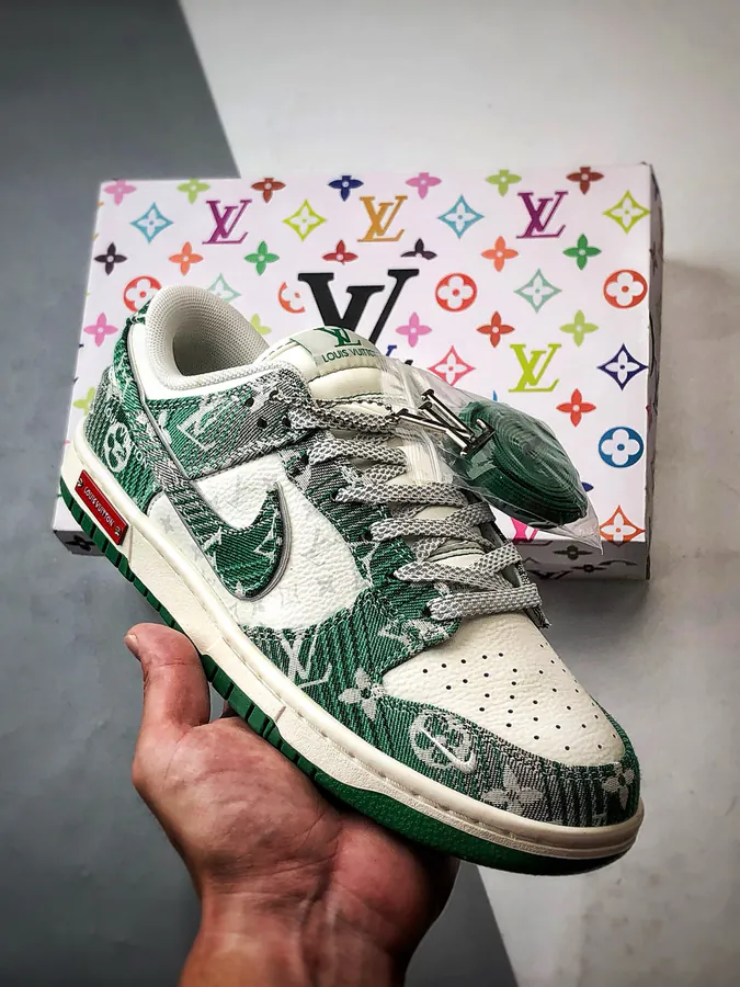 LV Old Flower Calfskin Sneaker