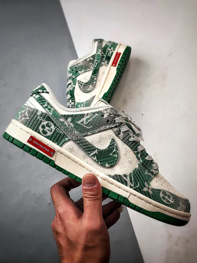 LV Old Flower Calfskin Sneaker