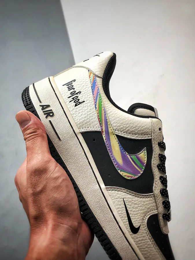 Fog x Air Force 1 Low White Black Checkerboard