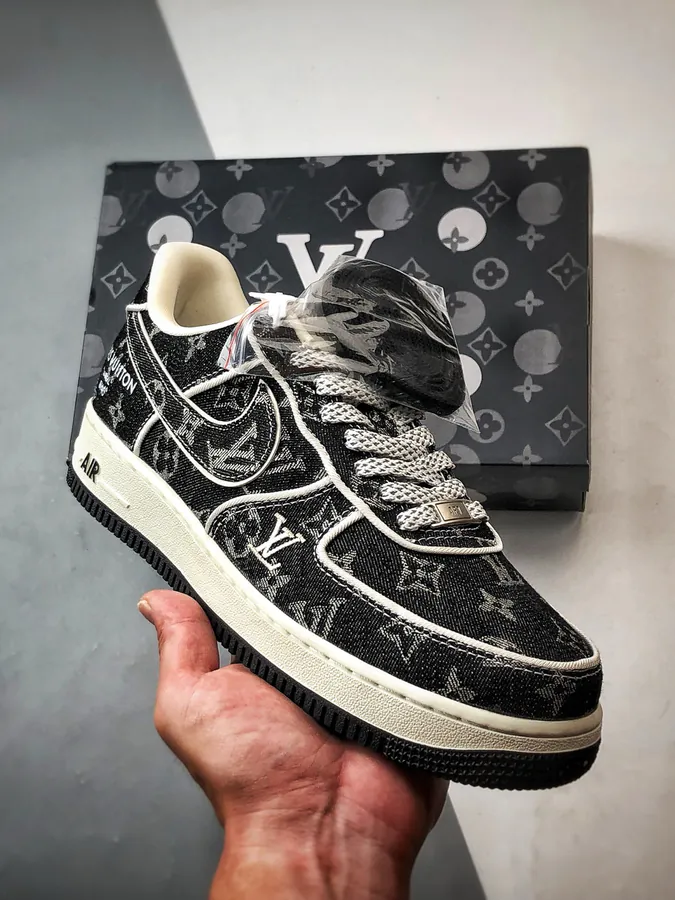 LV x Air Force 1 Low Vintage Style Sneaker