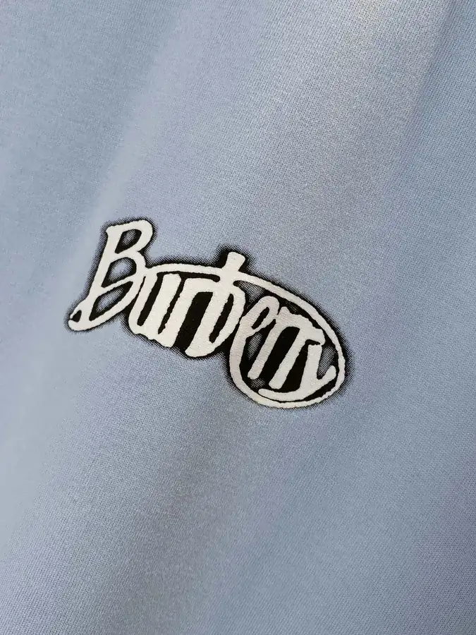Burberry Logo Print Cotton T Shirt