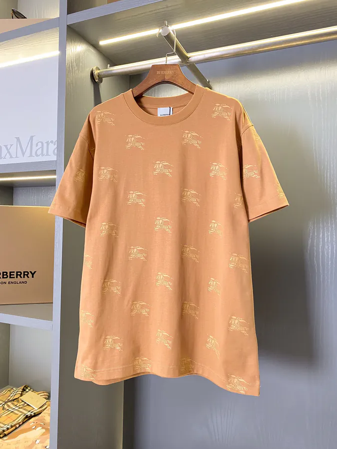 Burberry Horseman Logo Cotton T Shirt