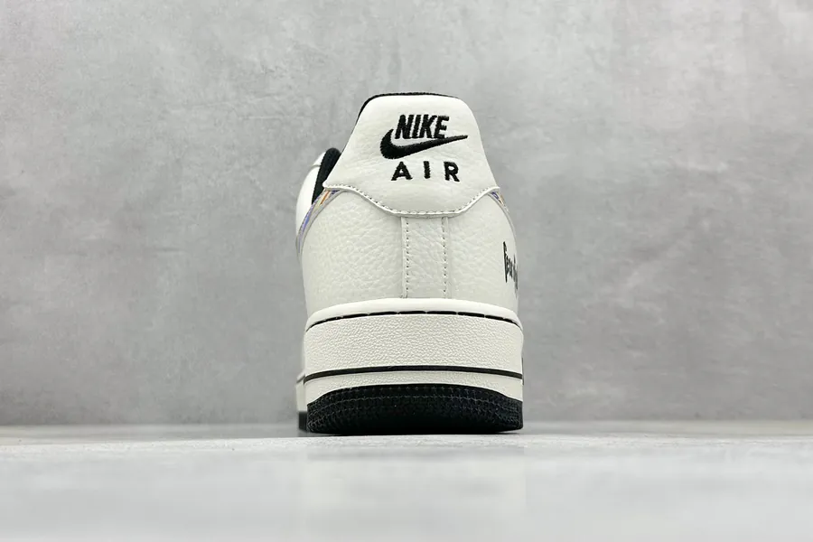 Nike Air Force 107 Low Fod Collaboration White Grey Multicolored Trim Sneaker