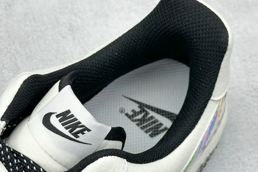 Nike Air Force 107 Low Fod Collaboration White Grey Multicolored Trim Sneaker