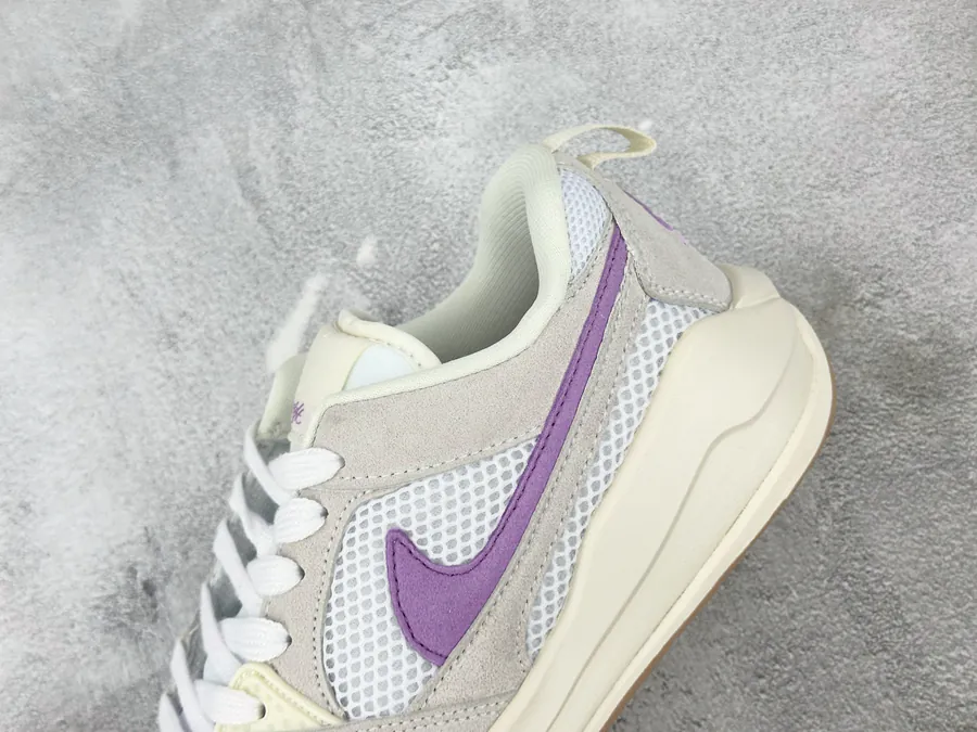 Jordan CMFT Era Bucket Bag in White and Purple
