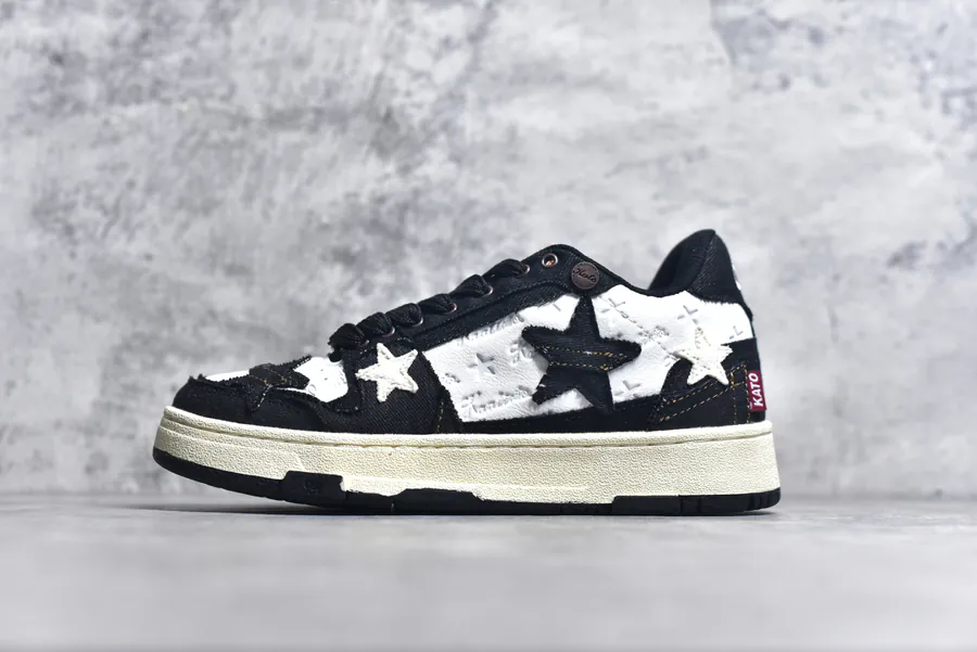 KAALIXTO Retro Vintage Starry Casual Low Sneaker