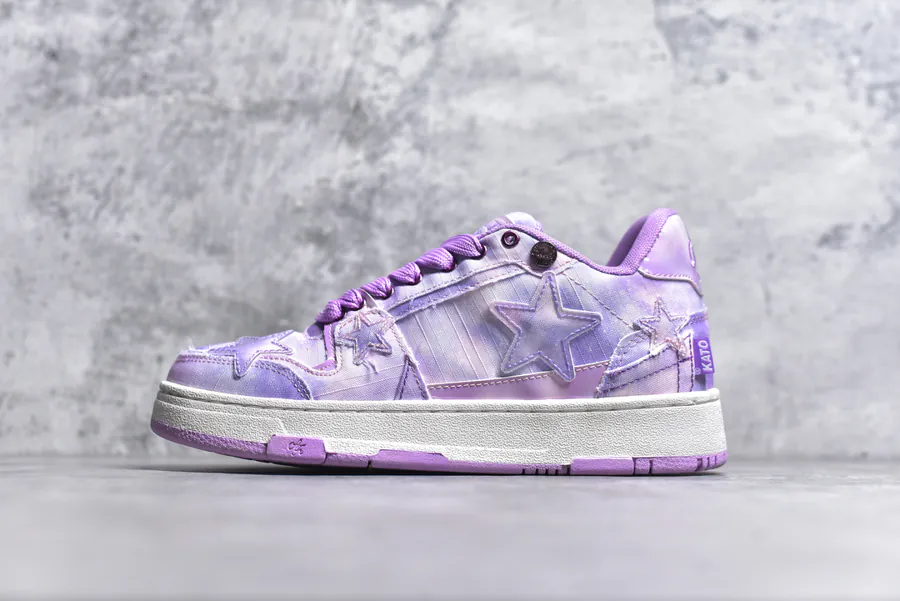 KAALIXTO Retro Vintage Starry Casual Low Sneakers