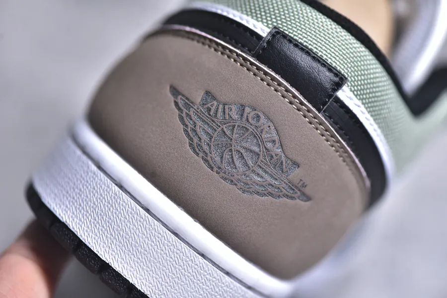 K Version Air Jordan AJ1 Low in Blue, White, and Brown