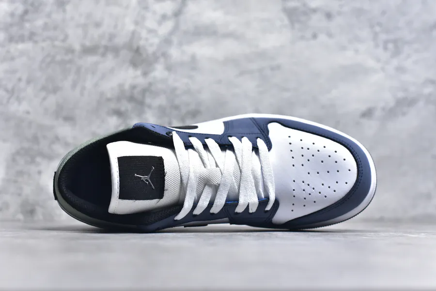 K Version Air Jordan AJ1 Low in Blue White Brown