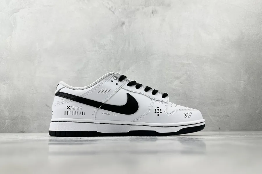 Nike Dunk印花集 白黑色