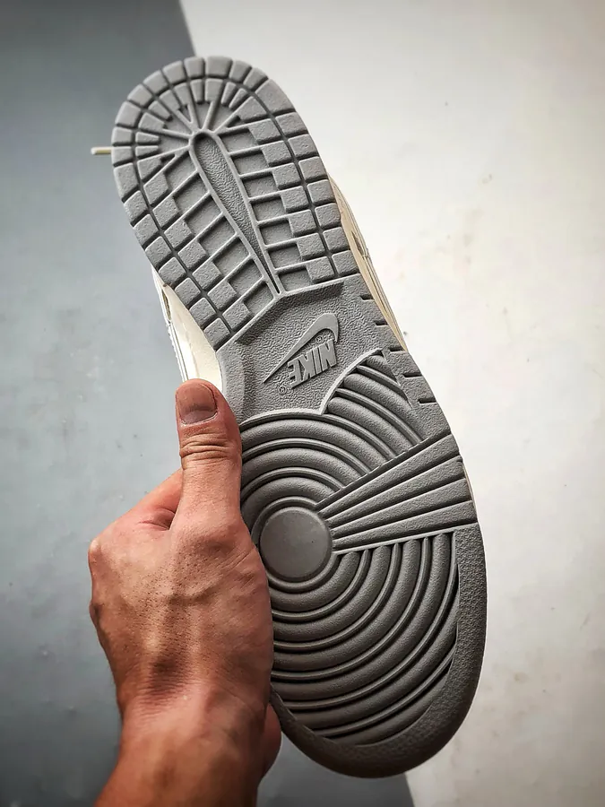 LV White Gray Deconstructed Low Sneaker