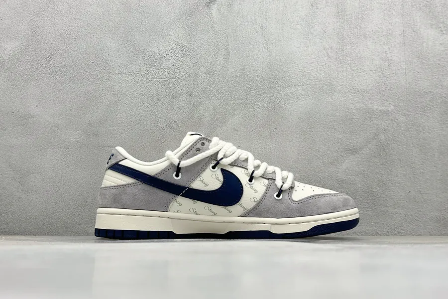 Nike SB Dunk Low x Stussy Blue Hook Double Strap