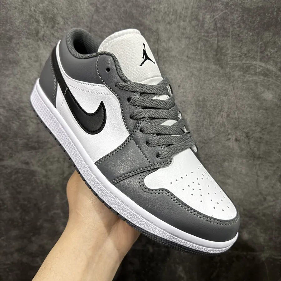 Air Jordan AJ1 Low Gray White Black 553558 152