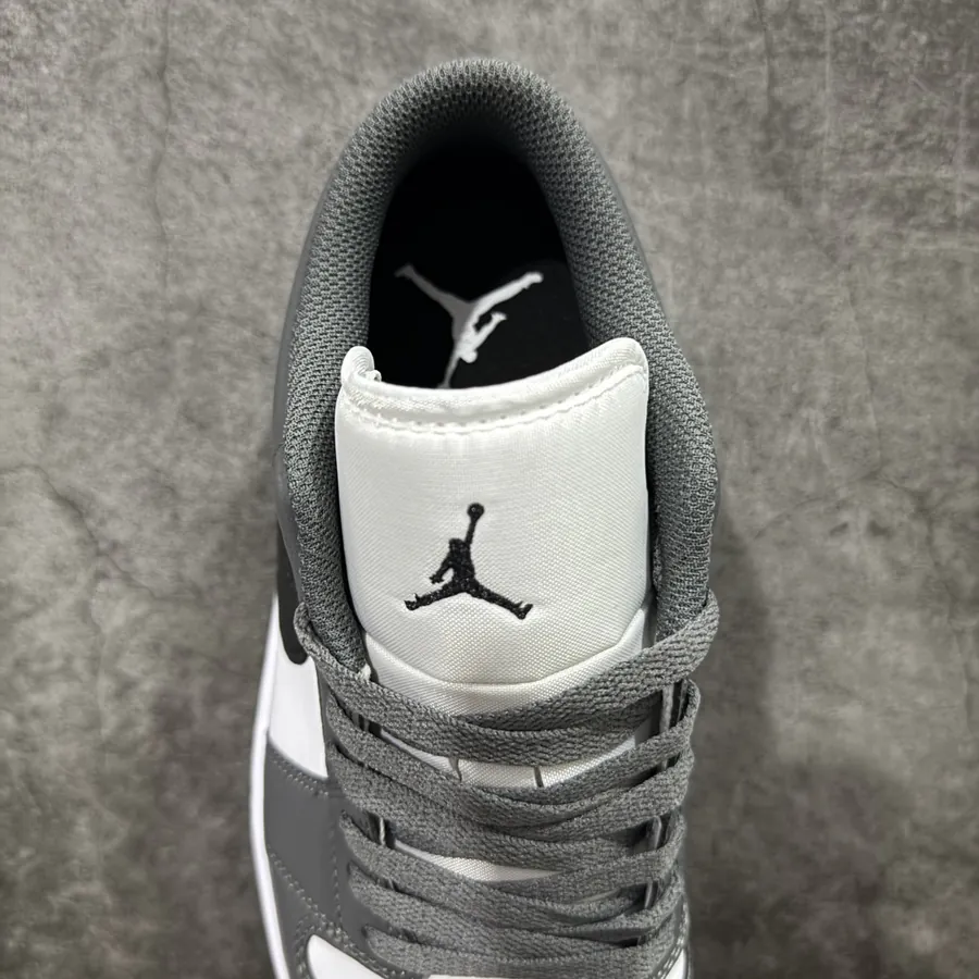 Air Jordan AJ1 Low Gray White Black 553558 152