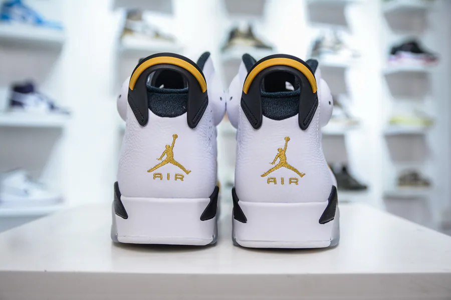 Air Jordan AJ6 Retro White Yellow