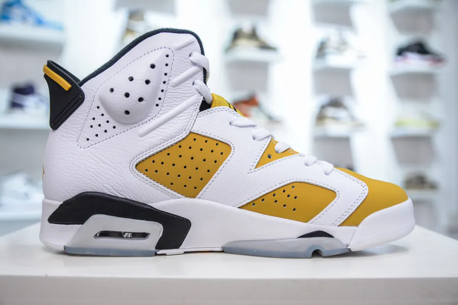 Air Jordan AJ6 Retro White Yellow