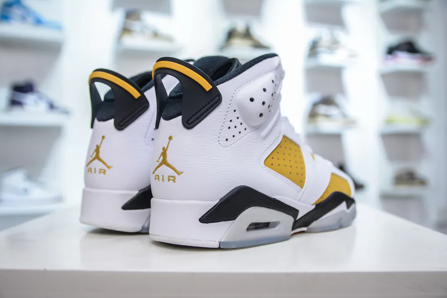 Air Jordan AJ6 Retro White Yellow