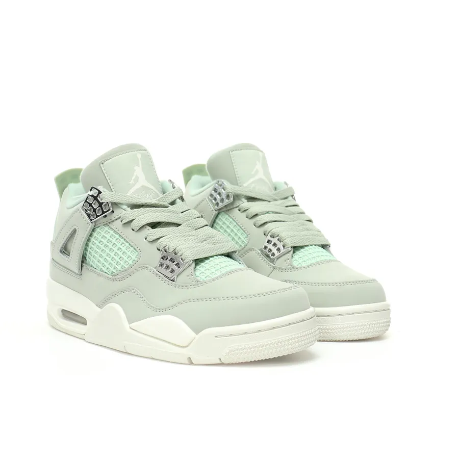 Air 4 Retro Seafoam Sail Basketball Shoes