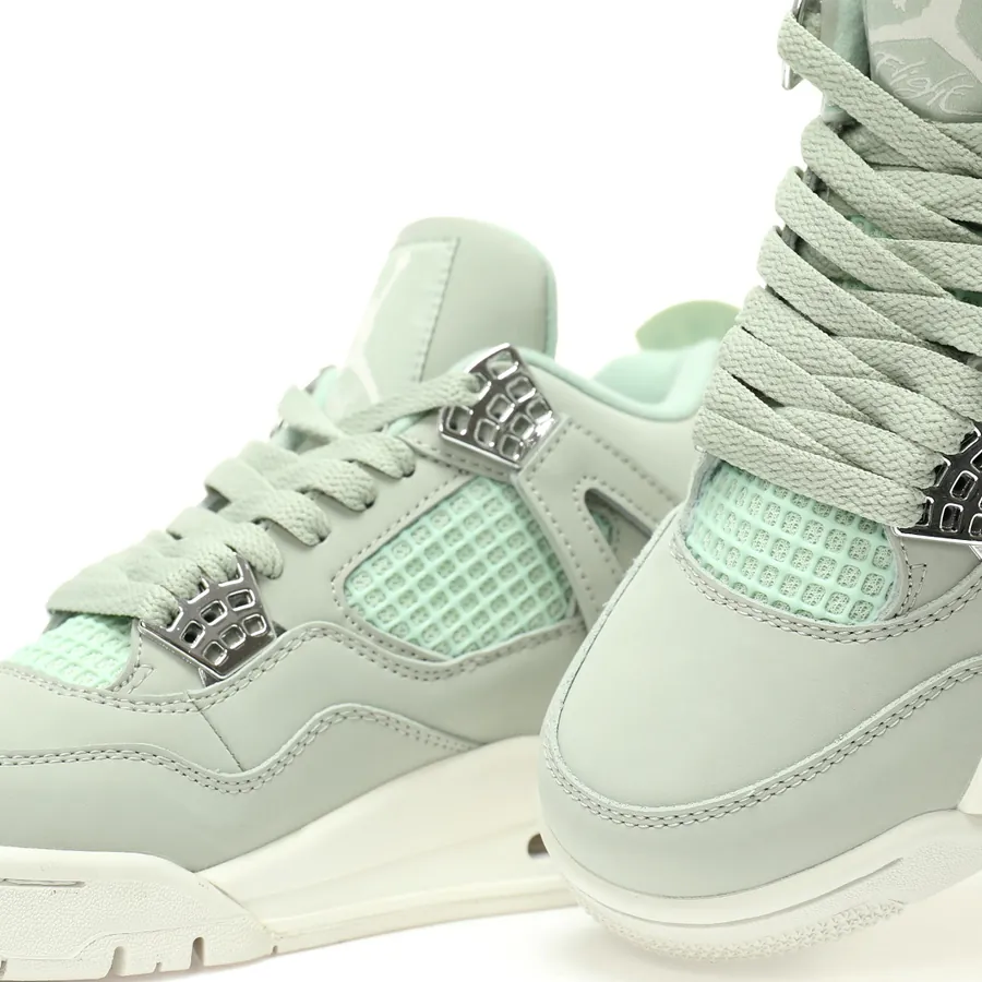 Air 4 Retro Seafoam Sail Basketball Shoes