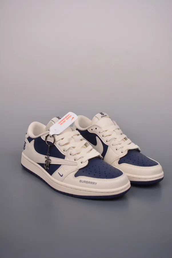 Fraent x Travis Scott x Burberry Air 1 Low Triple Collaboration