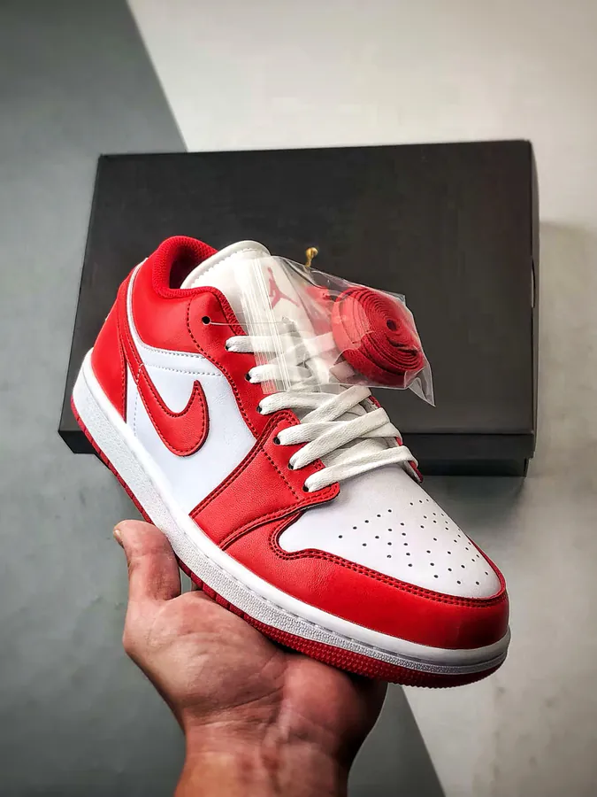Air Jordan 1 Low White Red
