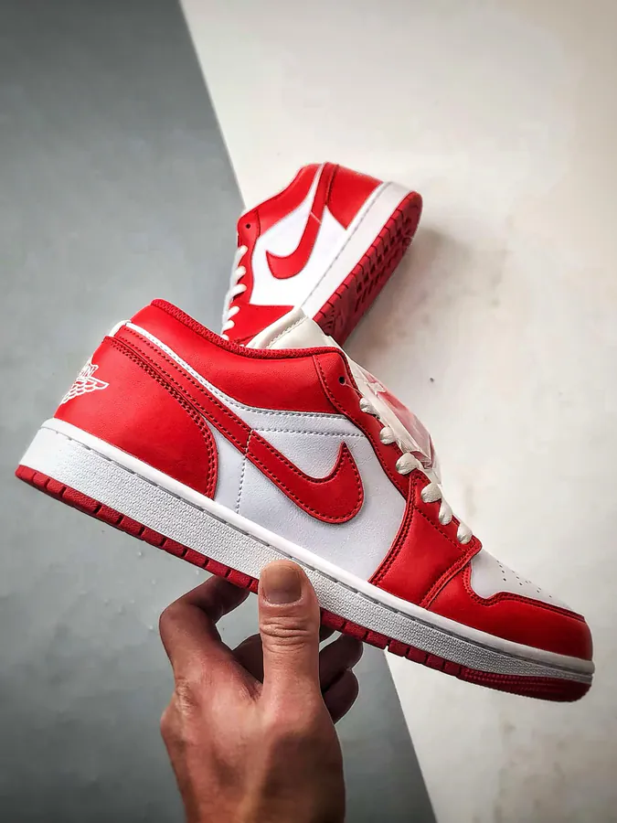 Air Jordan 1 Low White Red