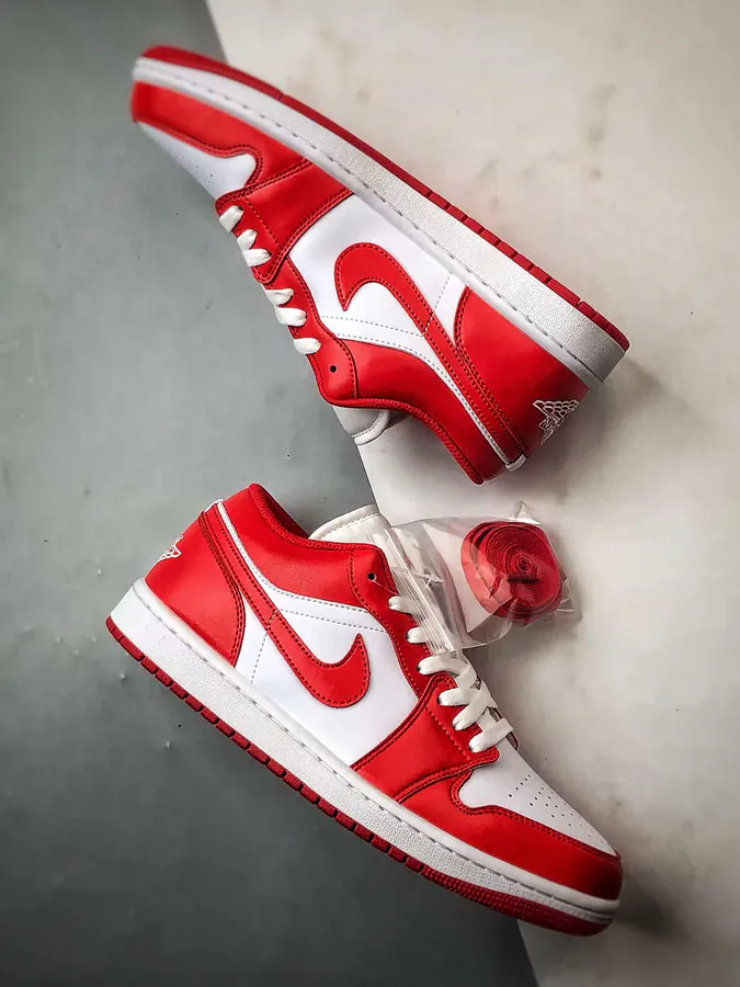 Air Jordan 1 Low White Red