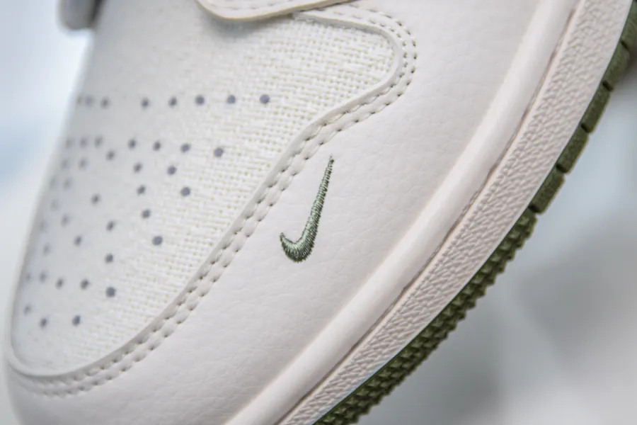 Nike x Air 1 Low Collaboration White Green