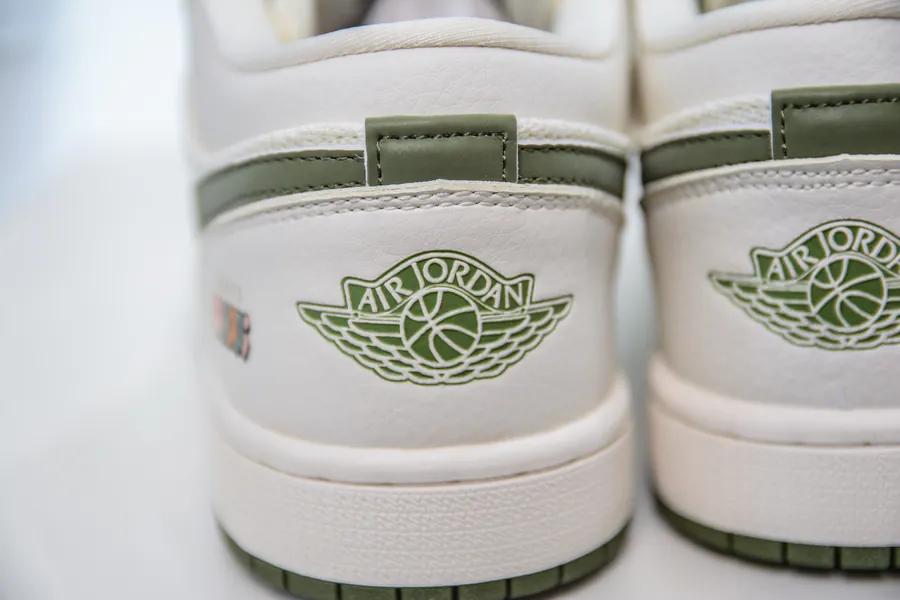 Nike x Air 1 Low Collaboration White Green
