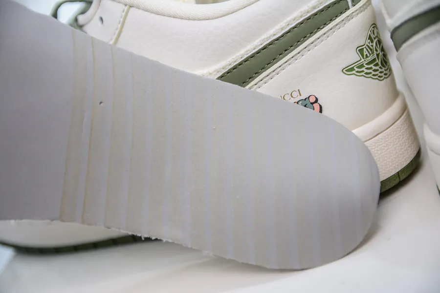 Nike x Air 1 Low Collaboration White Green