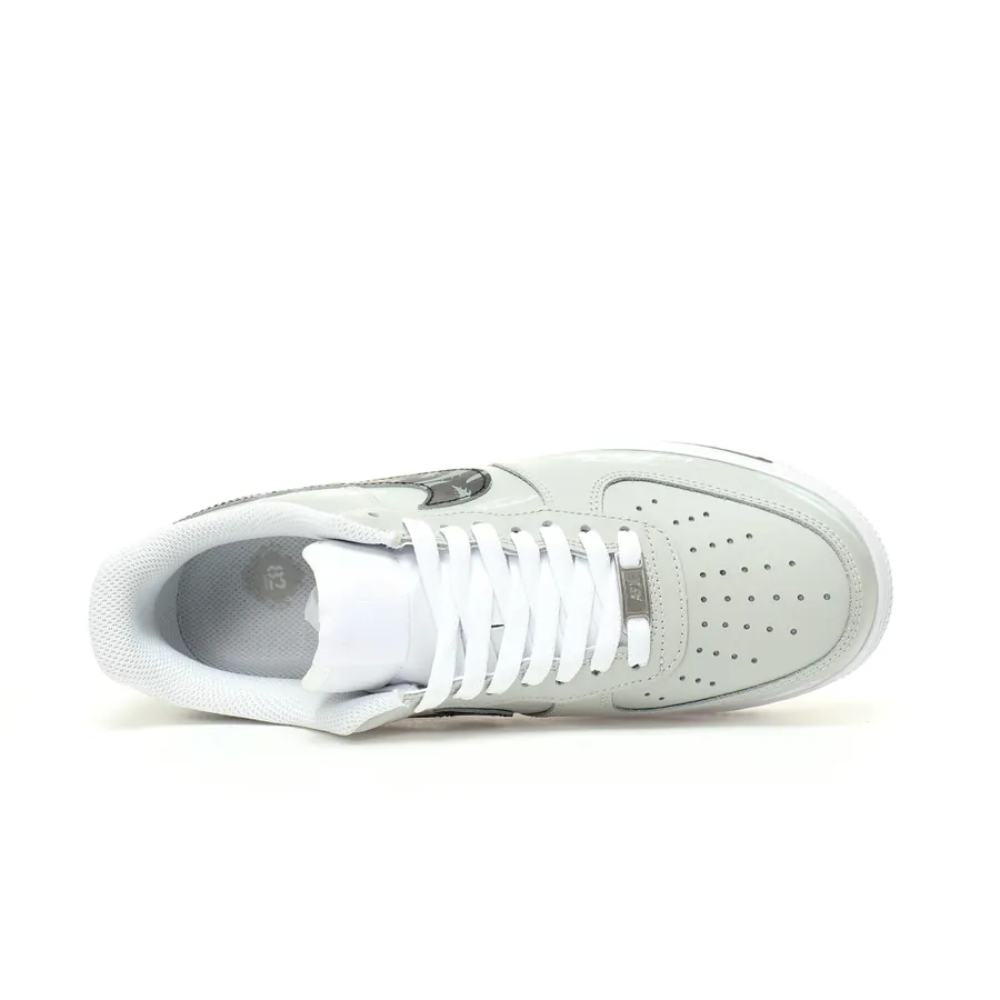 Air Force 107 Low Creative Graffiti Custom Color, Leather