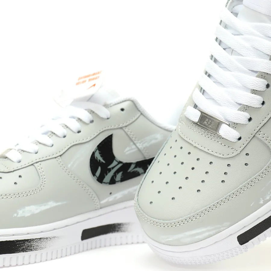 Air Force 107 Low Creative Graffiti Custom Color, Leather