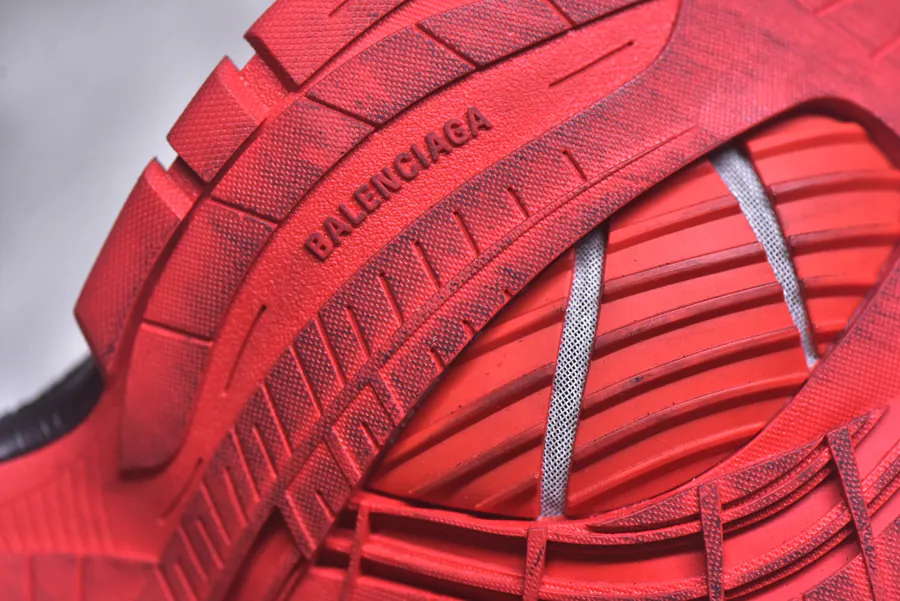 Balenciaga Platform Sneaker 17th Generation Black and Red, Gray Red