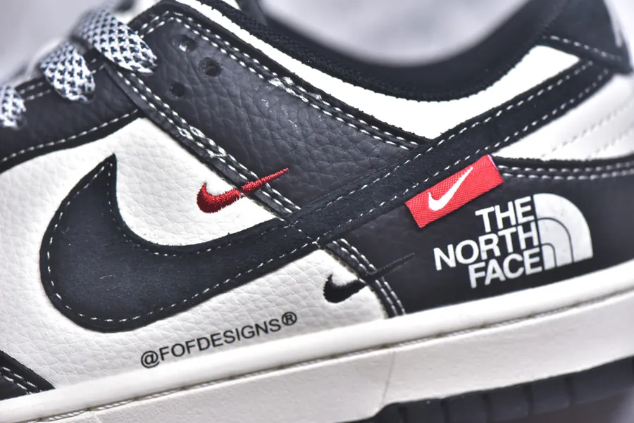 Nike SB Dunk Low x North Face Customized Low Top Sneakers