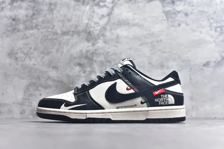 Nike SB Dunk Low x North Face Custom Edition Low Top Sneakers