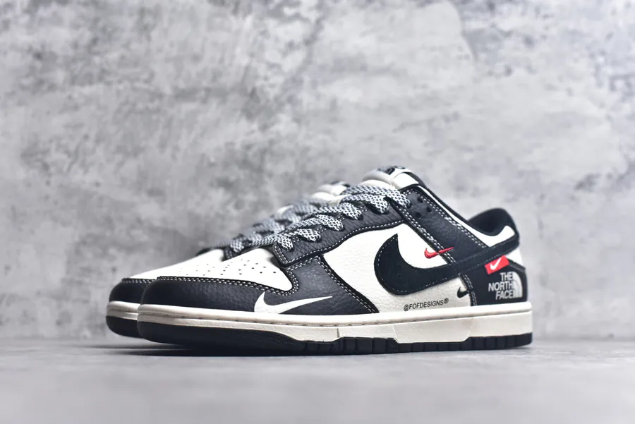Nike SB Dunk Low x North Face Custom Edition Low Top Sneakers