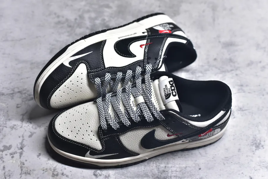 Nike SB Dunk Low x North Face Custom Edition Low Top Sneakers