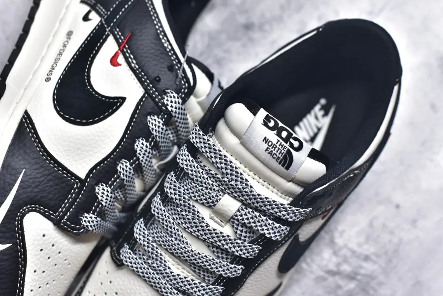 Nike SB Dunk Low x North Face Custom Edition Low Top Sneakers