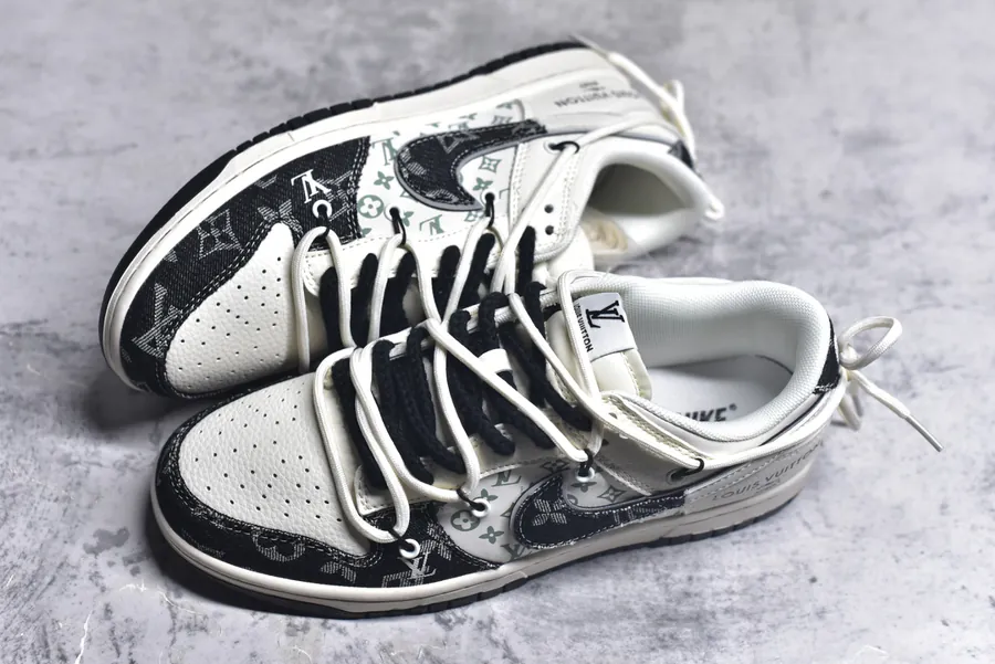 Nike SB Dunk Low LV Collaboration Custom Box, Premium Quality