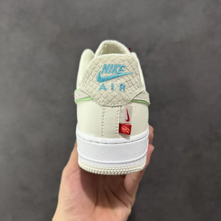 Nike Air Force 107 Low Original Sole and Soleplate, Custom Hardware, Full Cushioning