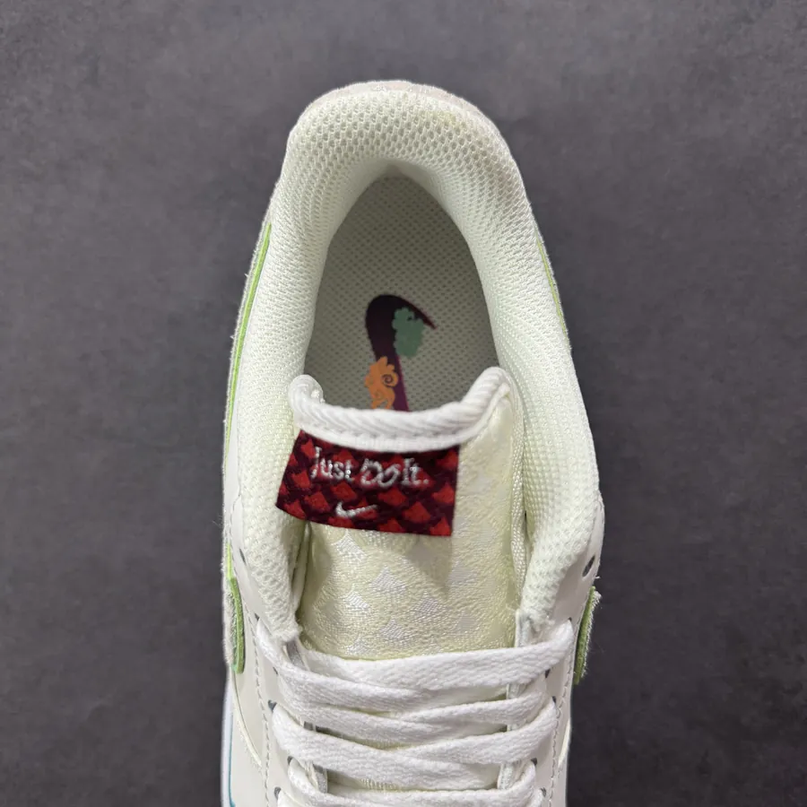 Nike Air Force 107 Low Original Sole and Soleplate, Custom Hardware, Full Cushioning