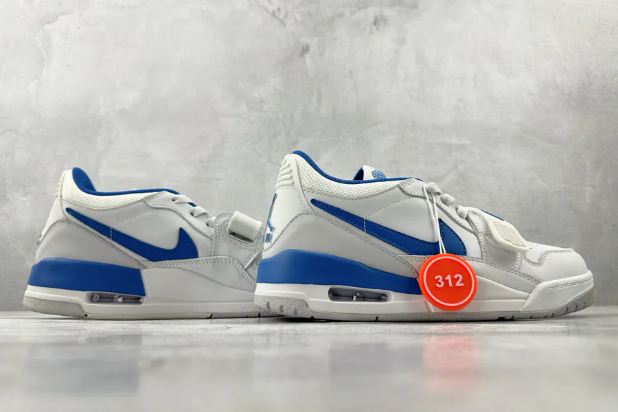 Jordan Legacy 312 Low Blue and White